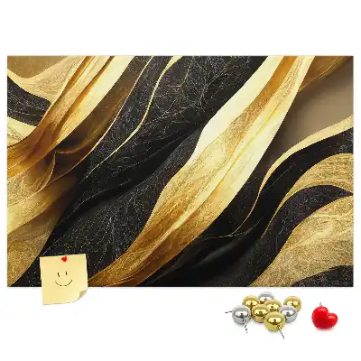 Printed Cork Memo Board Elegant abstraction
