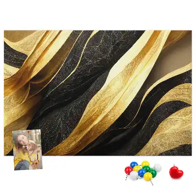 Printed Cork Memo Board Elegant abstraction