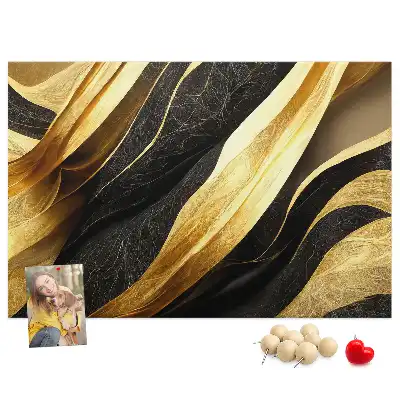 Printed Cork Memo Board Elegant abstraction