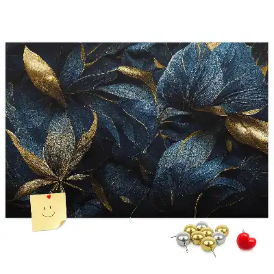 Printed decorative flower cork board