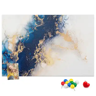 Marble Pattern Printed Cork Board