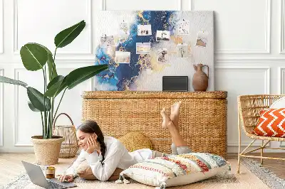 Printed Cork Board Marble pattern