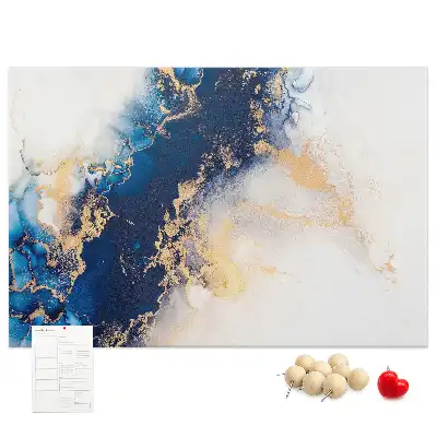 Marble Pattern Printed Cork Board