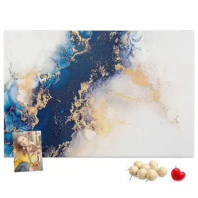 Marble Pattern Printed Cork Board