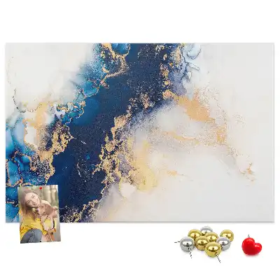 Marble Pattern Printed Cork Board