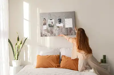 Tropical leaves cork memo board