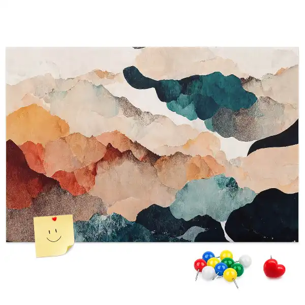 Printed Cork Board Landscape art