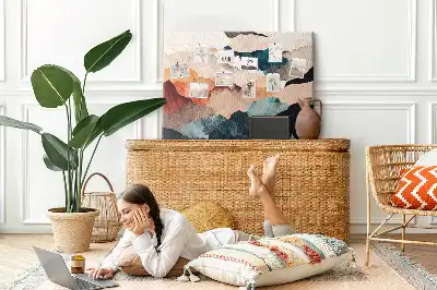 Printed Cork Board Landscape art