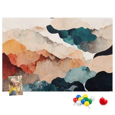 Printed Cork Board Landscape art
