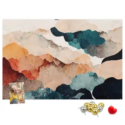 Printed Cork Board Landscape art