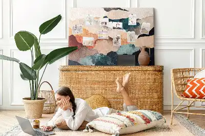 Printed Cork Board Landscape art