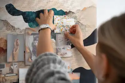 Landscape Art Printed Cork Board