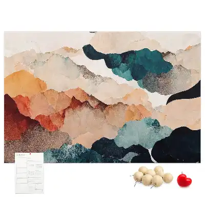 Printed Cork Board Landscape art