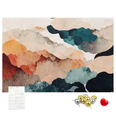 Printed Cork Board Landscape art