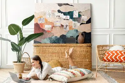 Printed Cork Board Landscape art