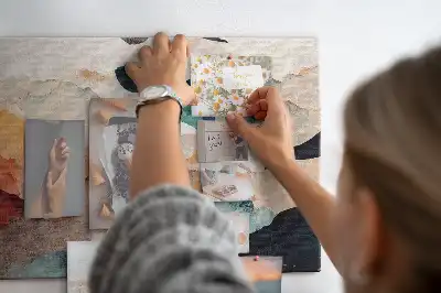 Landscape Art Printed Cork Board