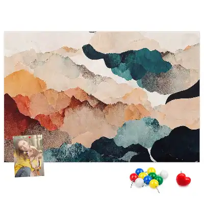 Printed Cork Board Landscape art