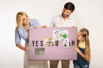 Yes You Can Printed Cork Board