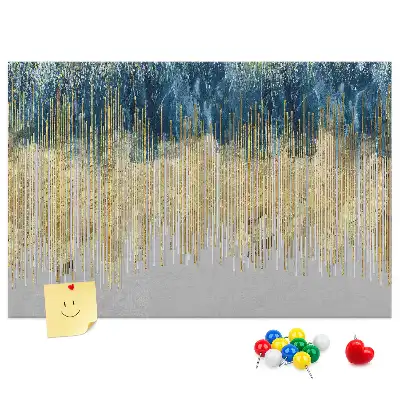 Printed Cork Memo Board Decorative pattern