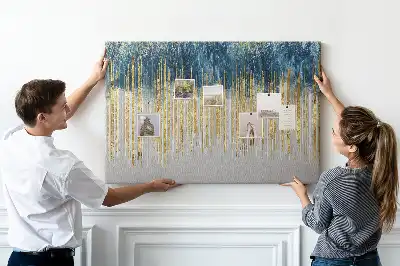 Printed Cork Memo Board Decorative pattern