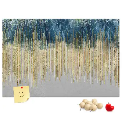 Printed Cork Memo Board Decorative pattern