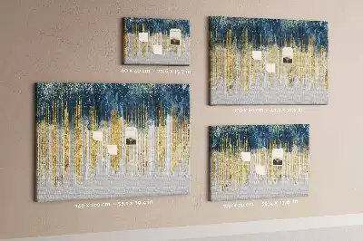 Printed Cork Memo Board with Decorative Pattern