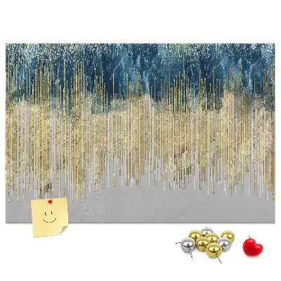 Printed Cork Memo Board Decorative pattern