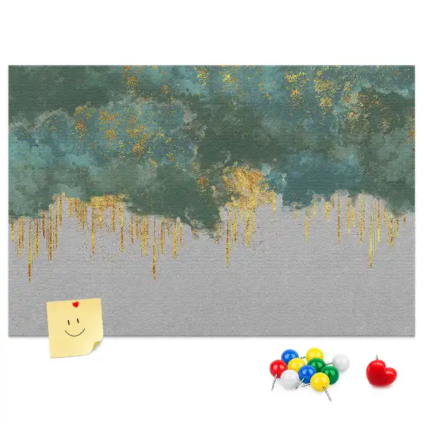Decorative pattern cork memo board