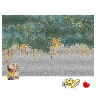 Decorative pattern cork memo board