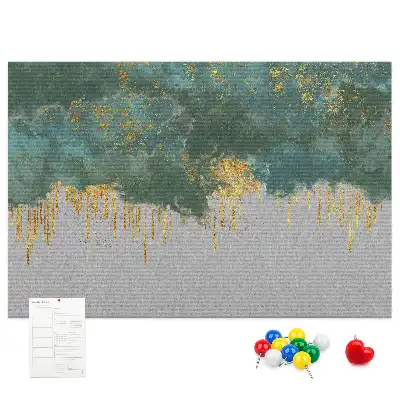Cork memo board Decorative pattern