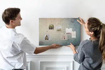 Vintage Crime Theme Printed Cork Board