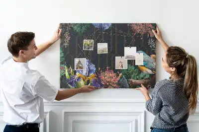Printed Cork Memo Board with Nature Frame