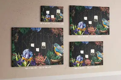 Printed Cork Memo Board with Nature Frame