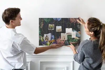 Printed Cork Memo Board with Nature Frame
