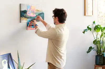 Mountain Landscape Printed Cork Board