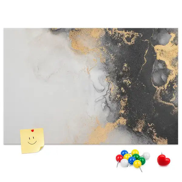 Marble Art Printed Cork Board