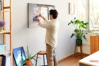 Printed Cork Board Marble art