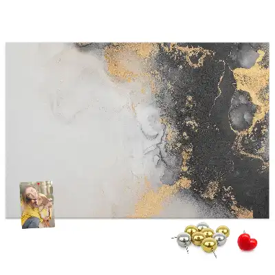 Printed Cork Board Marble art