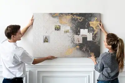 Printed Cork Board Marble art