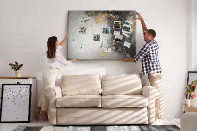 Printed Cork Board Marble art
