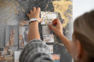 Printed Cork Board Marble art