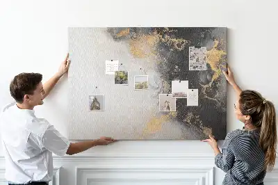 Printed Cork Board Marble art