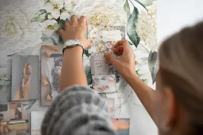 Printed Floral Cork Board