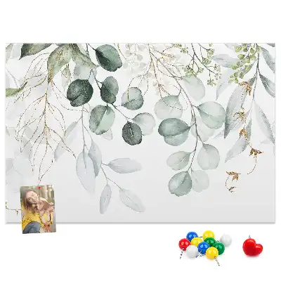 Printed Cork Memo Board Hanging plants
