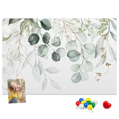 Printed Cork Memo Board Hanging plants