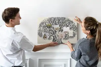 Large Nature Tree Printed Cork Board