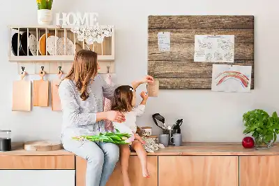Printed Cork Memo Board Wooden boards