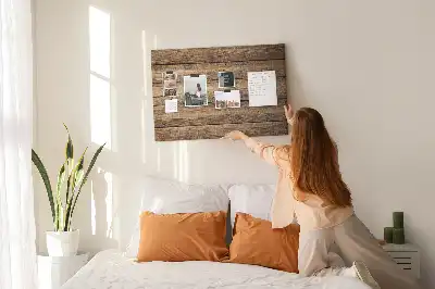 Printed Cork Memo Board with Wooden Frame