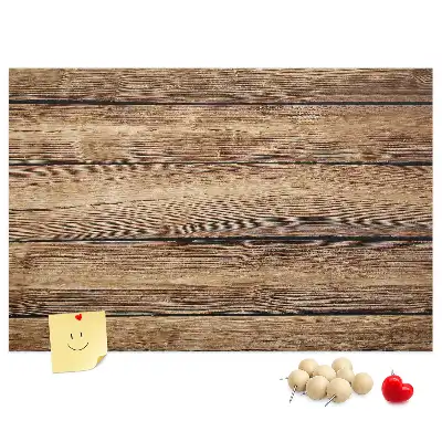 Printed Cork Memo Board with Wooden Frame