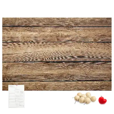 Printed Cork Memo Board Wooden boards